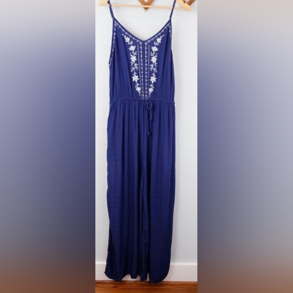 Knox Rose | Pants & Jumpsuits | Knox Rose Blue Jumper Jumpsuit Medium ...